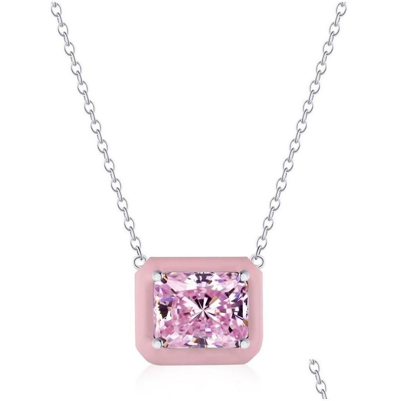 Silver Pink Square