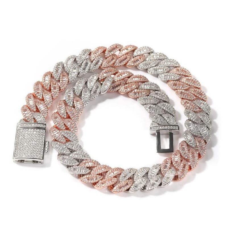 Silver Rosegold 7Inch Bracelet