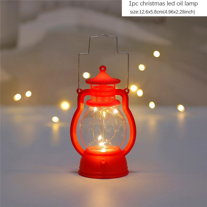 7-red oil lamp