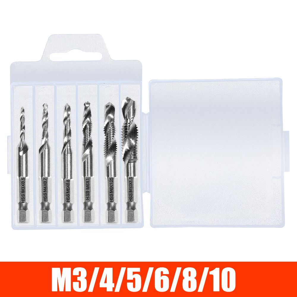 6pcs (M3-M10) Silver-standard