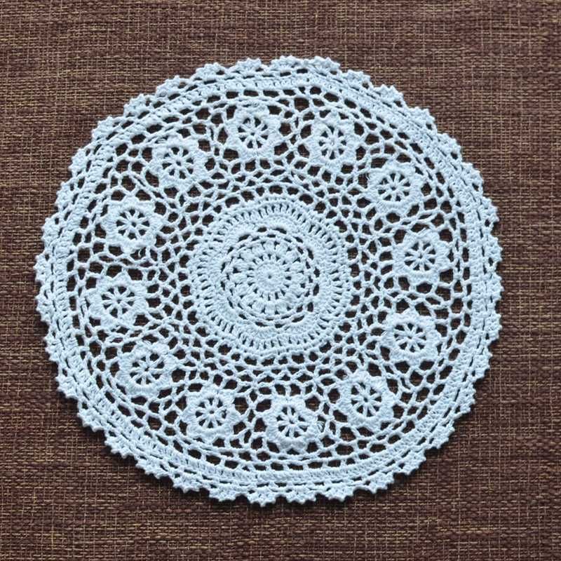 White 35cm Round