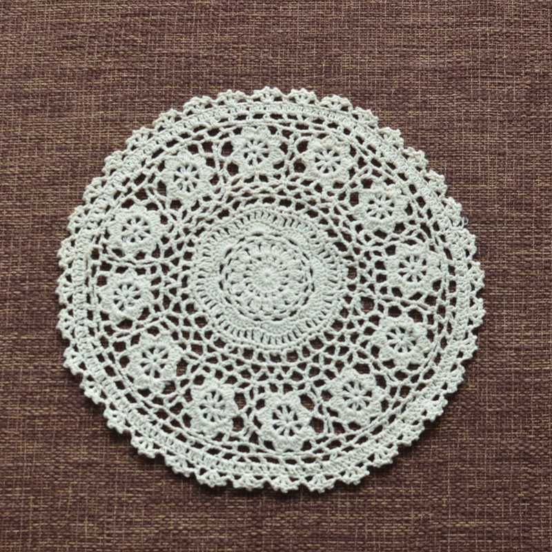 Beige 35 cm rond