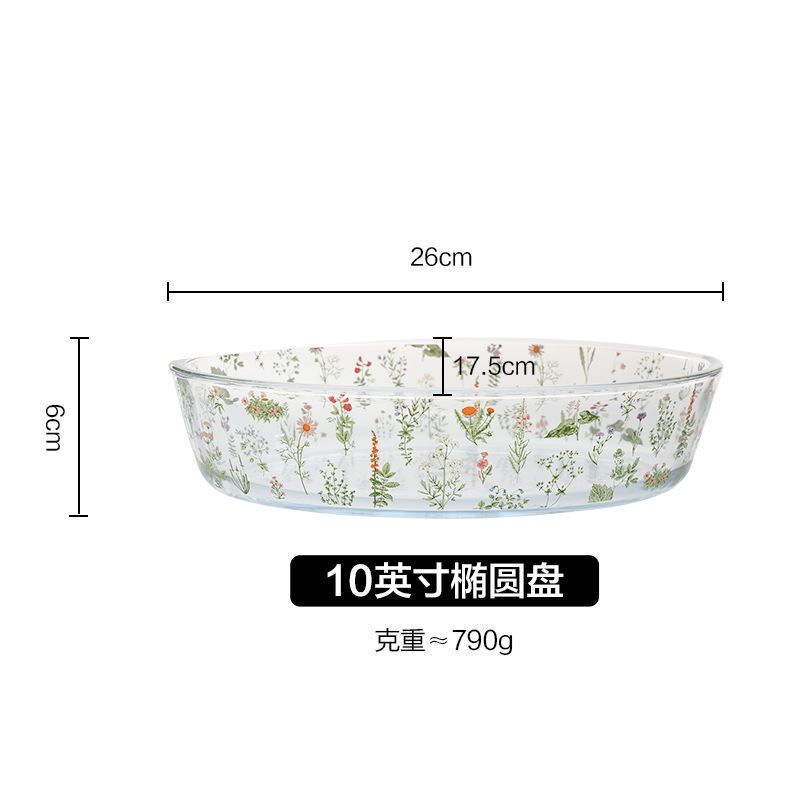 10 inch oval plate