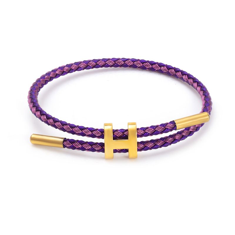 PPbuky Steel Wire Rope Bracelet With H Buckle - Adjustable Unisex Bracelet For Men & Women - View #9