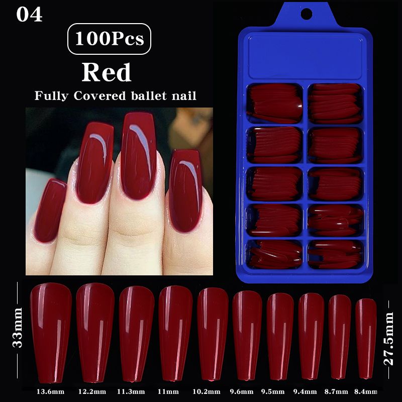 100PCS Red