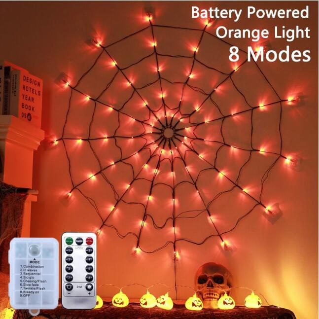 Battery Powered-Orange Light