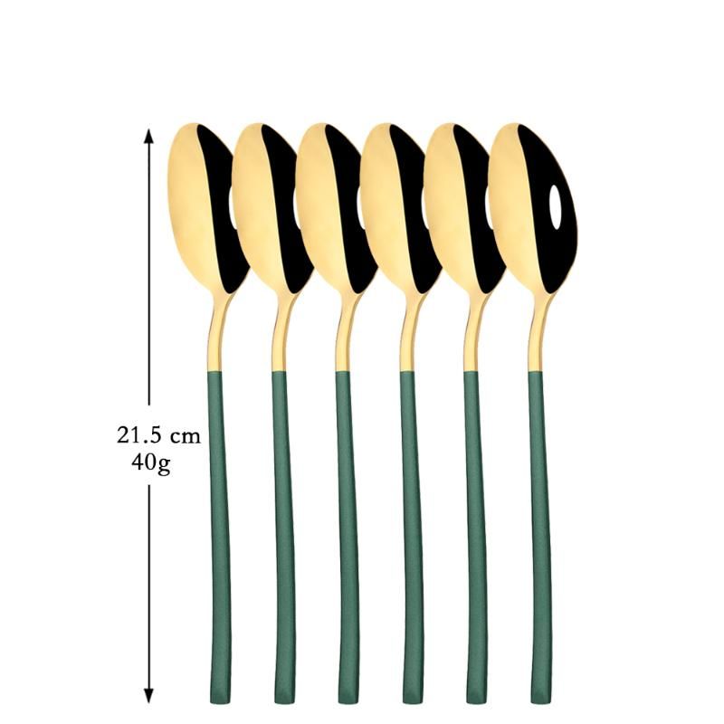 6pcs 저녁 식사 숟가락