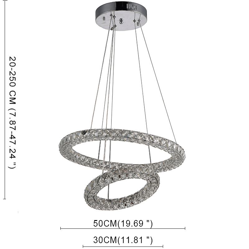 2ring 3050 cm dimbar med avlägsna