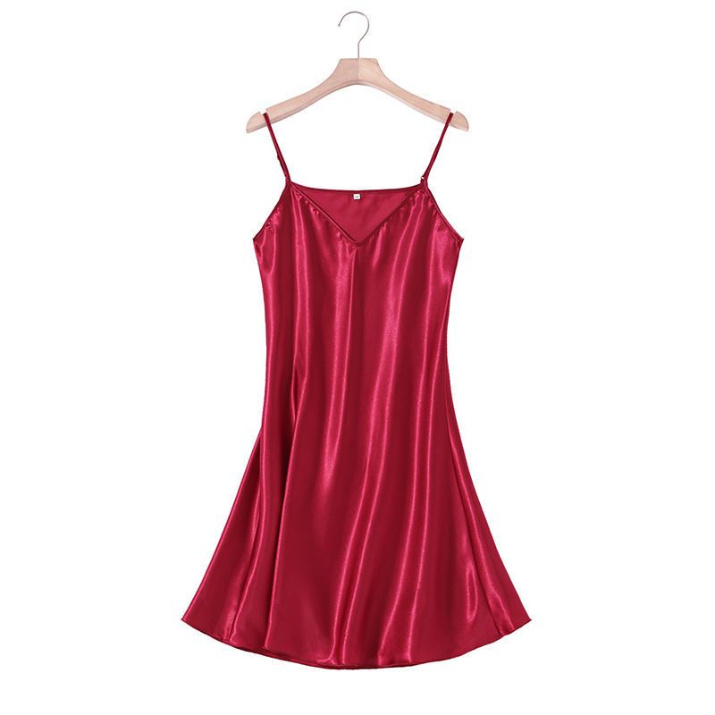 Burgundy-nightgown