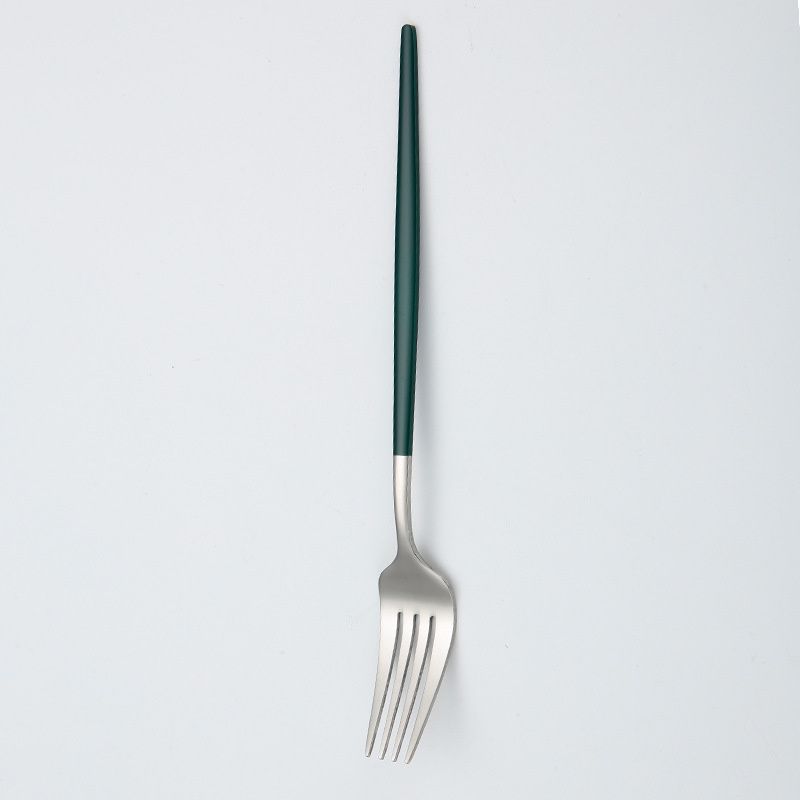 - Fork verde prateado