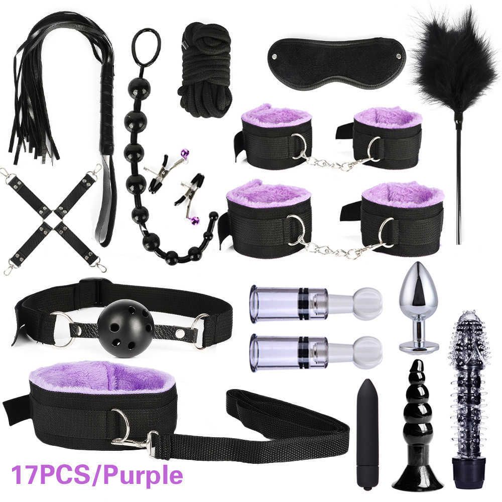 17pcs Purple