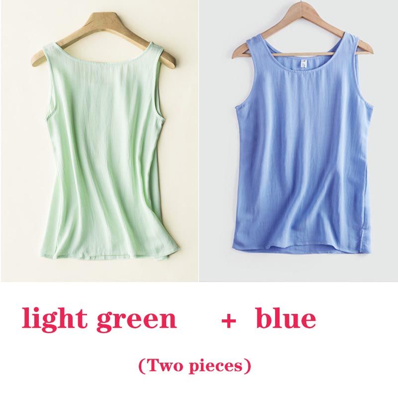 Lightgreen en blauw