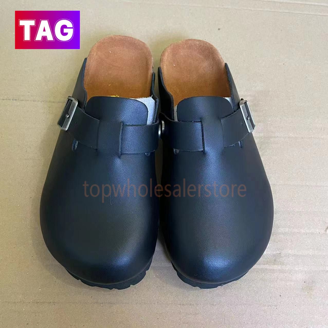 8# smooth leather black