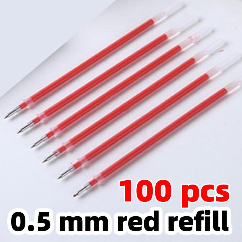 100 pc's rood 0,5 mm