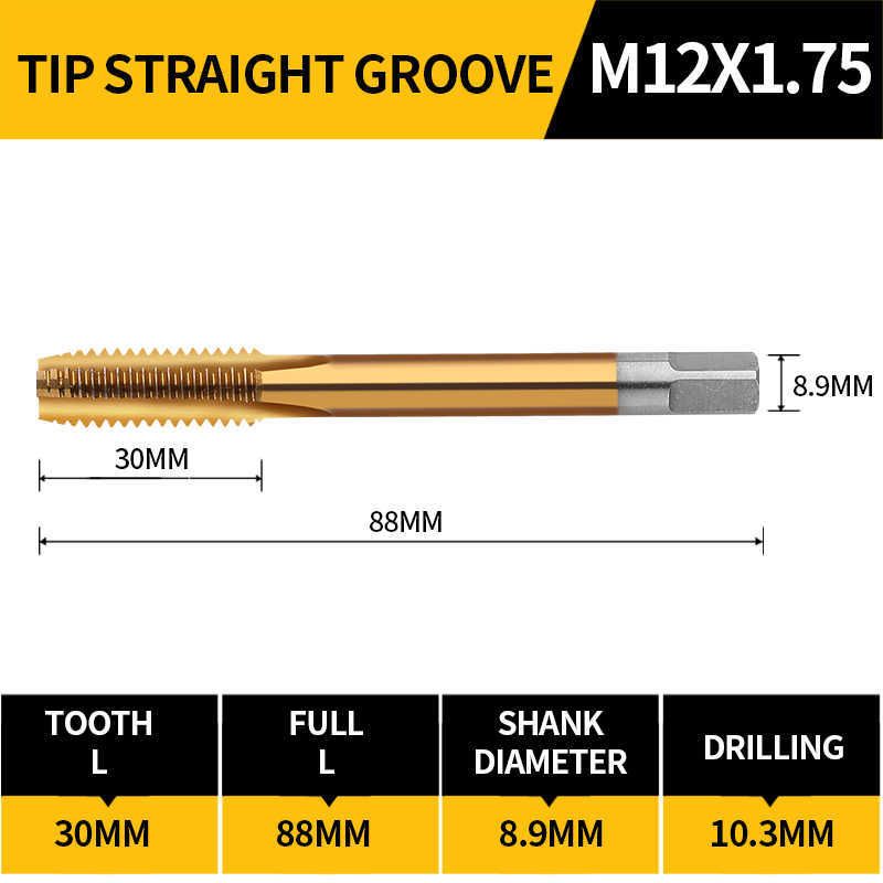 M12x1.75 Straight