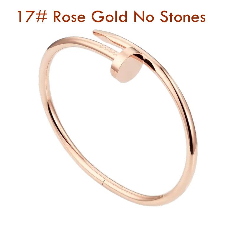 17# oro rosa sin piedras