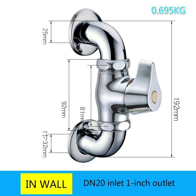 Dn20-dn25 na parede