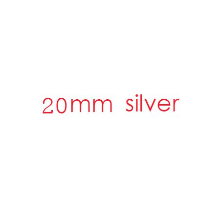 20mm silver