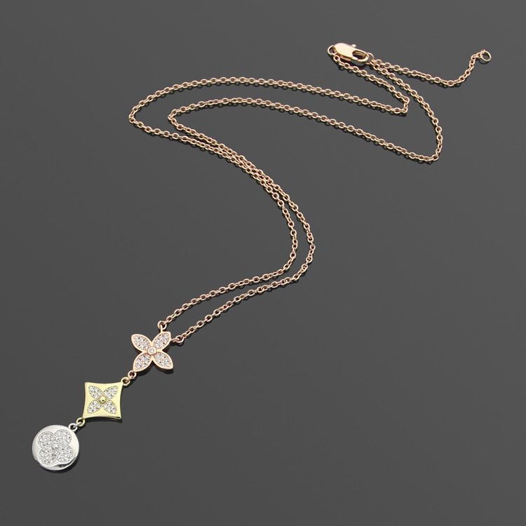 09-45 Rose gold necklace