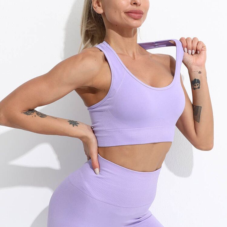 purple bra