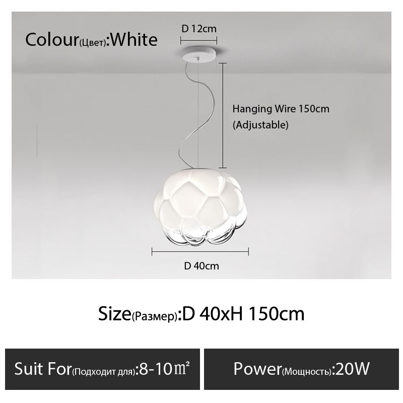 샹들리에 D40cm 따뜻한 흰색