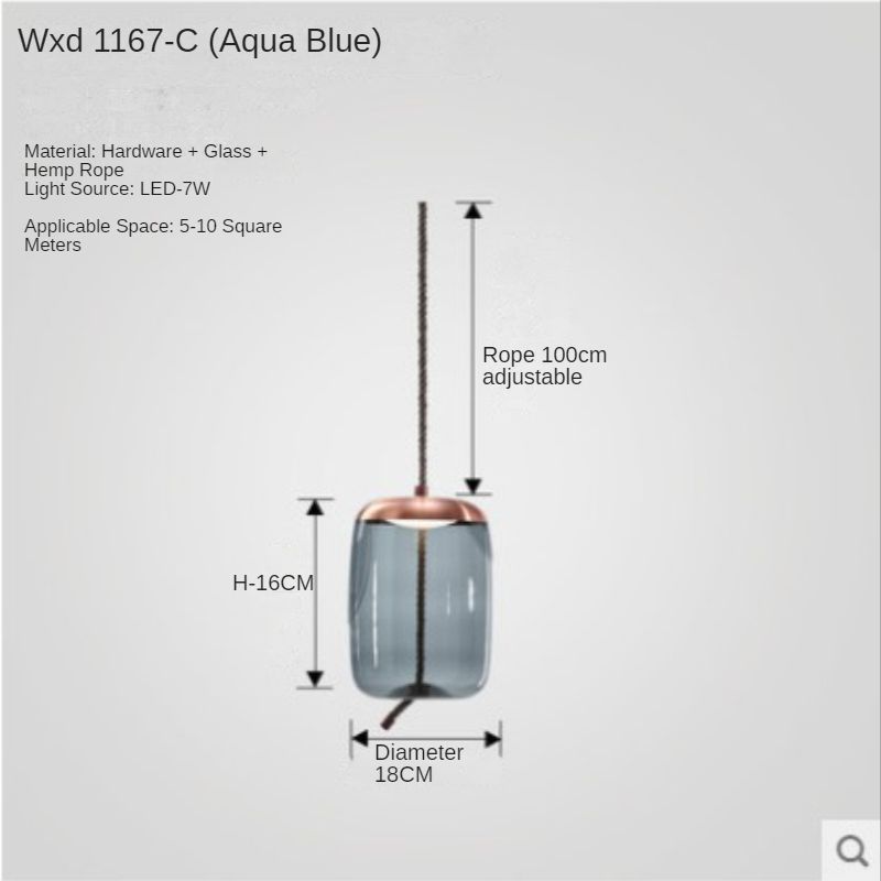 Modell C - Aqua Blau