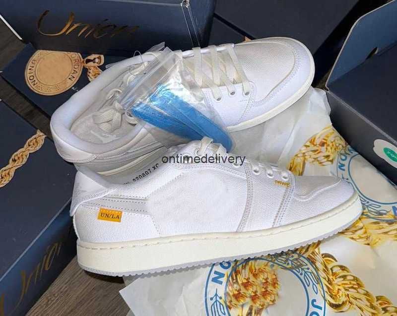 Union LA x Air Jordan 1 KO Low 'White Neutral Grey' - DO8912 101