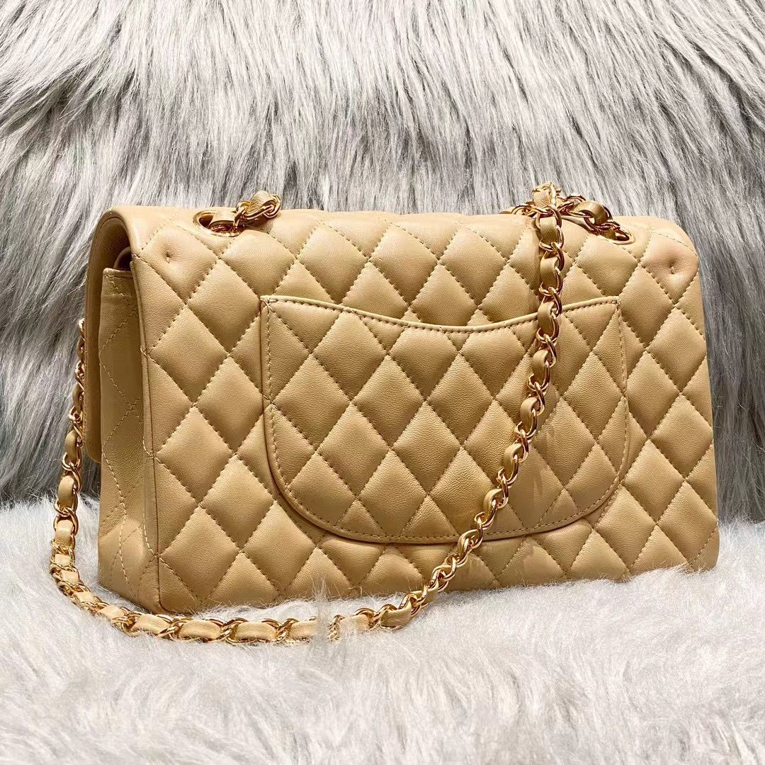 hardware beige-lambskin-golden