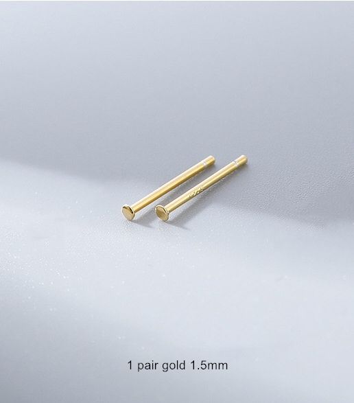 1 paar goud 1,5 mm