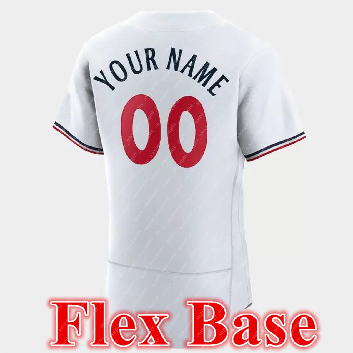 White Flex Base With Sleeve Patch