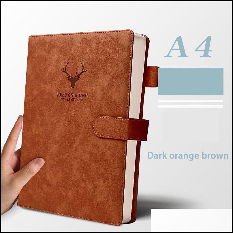 Dark Orange Brown A4