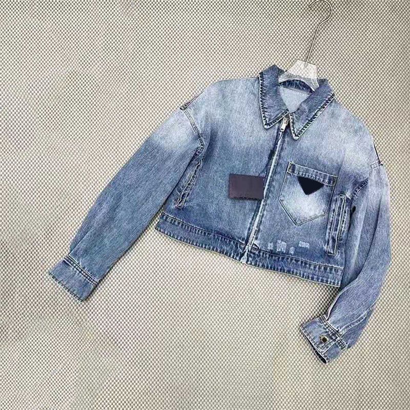 Women Denim Jackets With Letter Zippers Coat Jeans Jacket Long Sleeves  Short Coats S L From Person1, $42.62