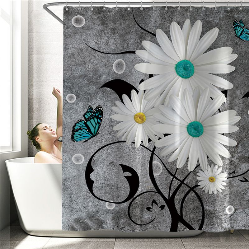 1PC Shower Curtain-A