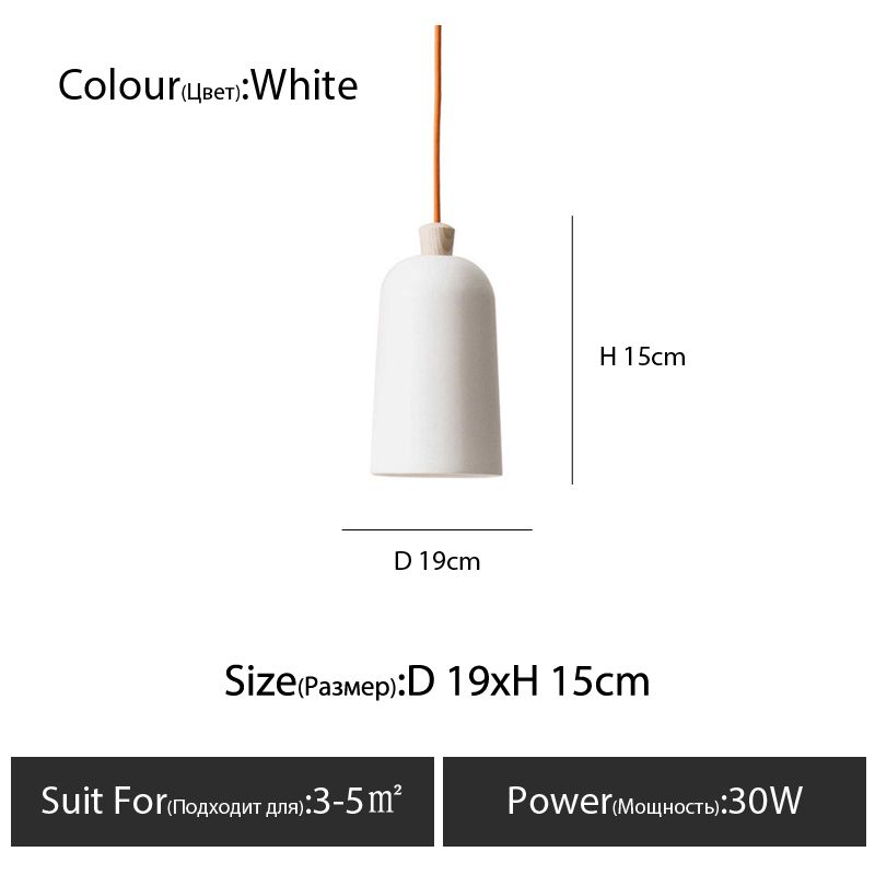 Blanc d19 cm blanc chaud