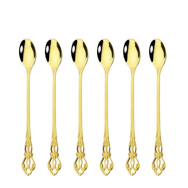 6Pcs Gold