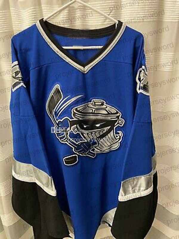 2005-06 Jon Mirasty Danbury Trashers Game Worn Jersey - 15-year UHL -  Team Letter