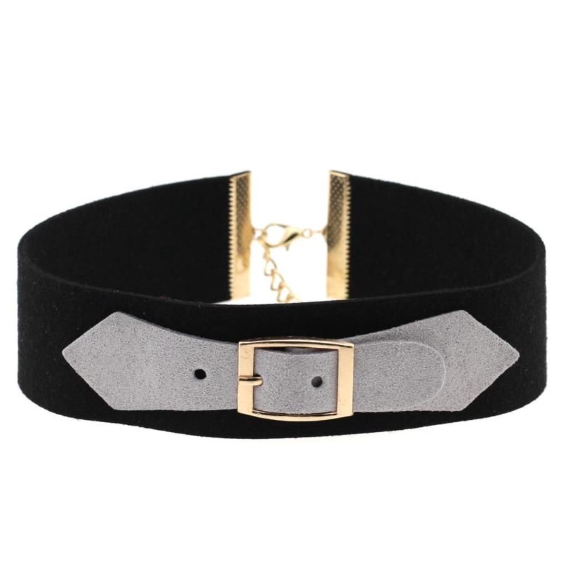 Gold buckle-gray