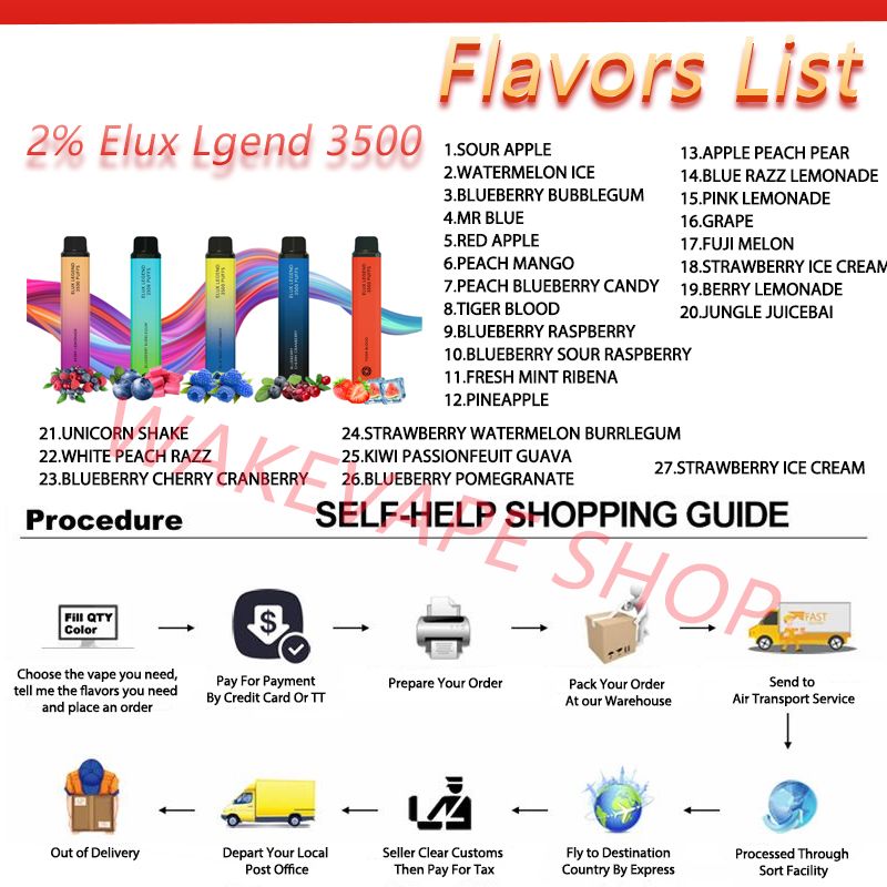 Contact us Flavors