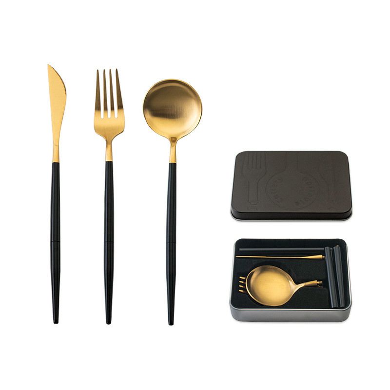 Zwart gouden 3 stks set