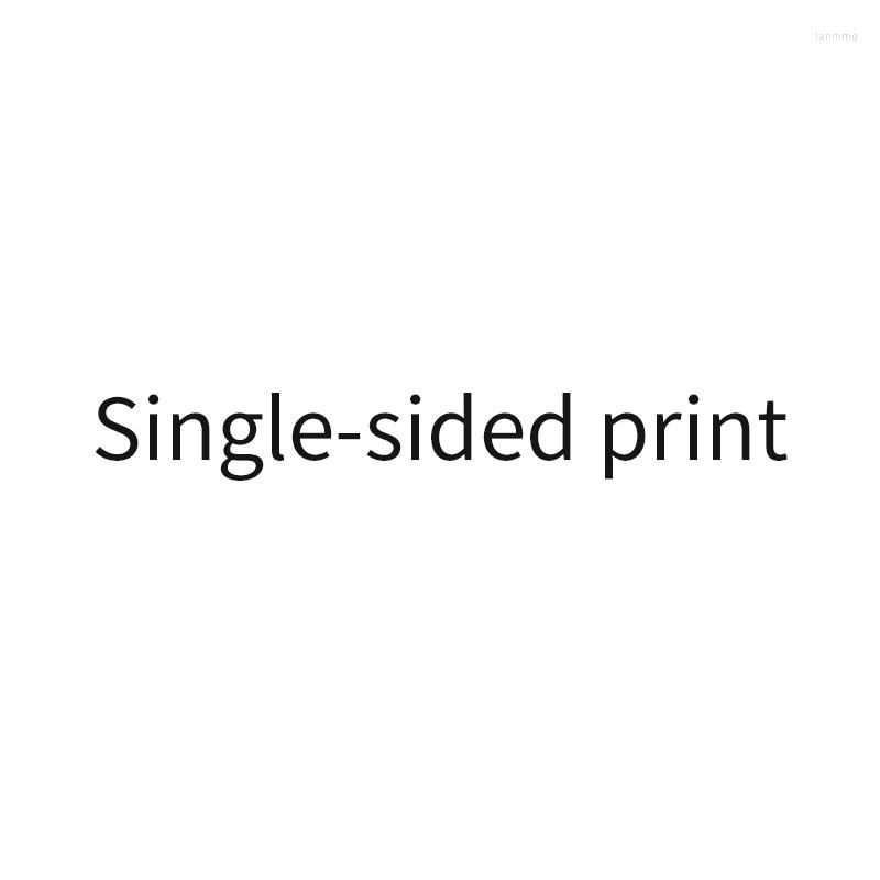 Single-sided print