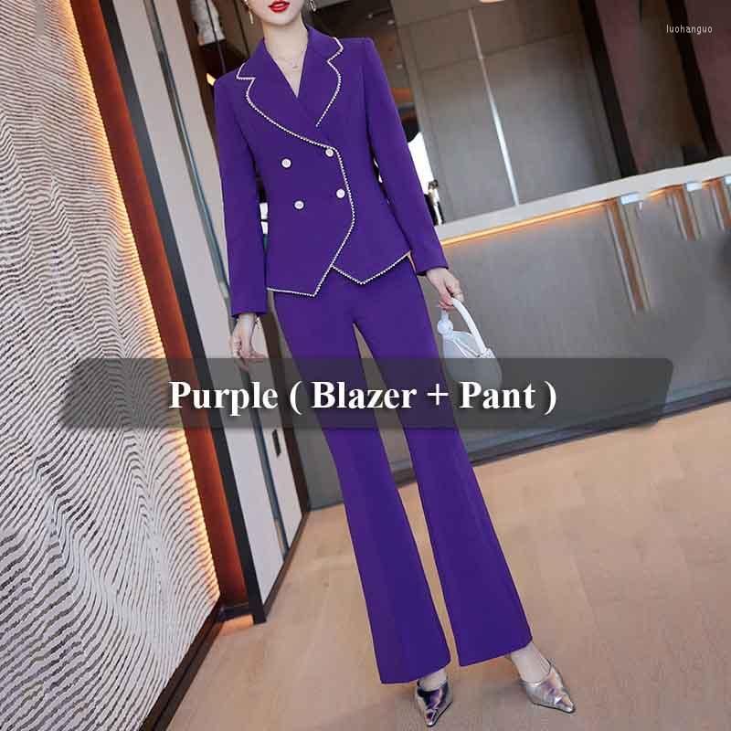 2pcs Purple Suit