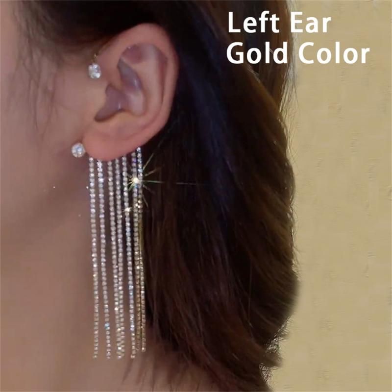 1pc gold left ear