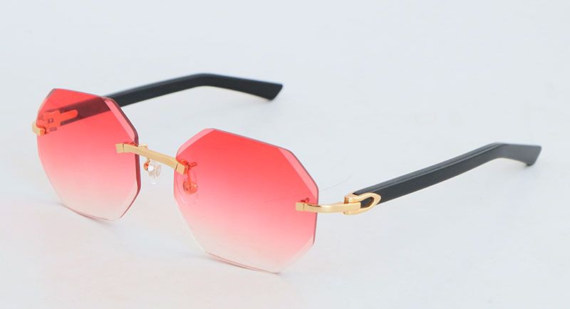 Gold Red Lens