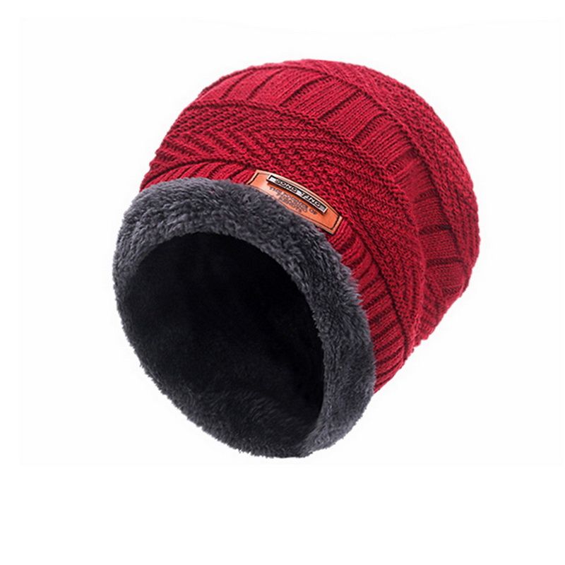 Rote Beanie