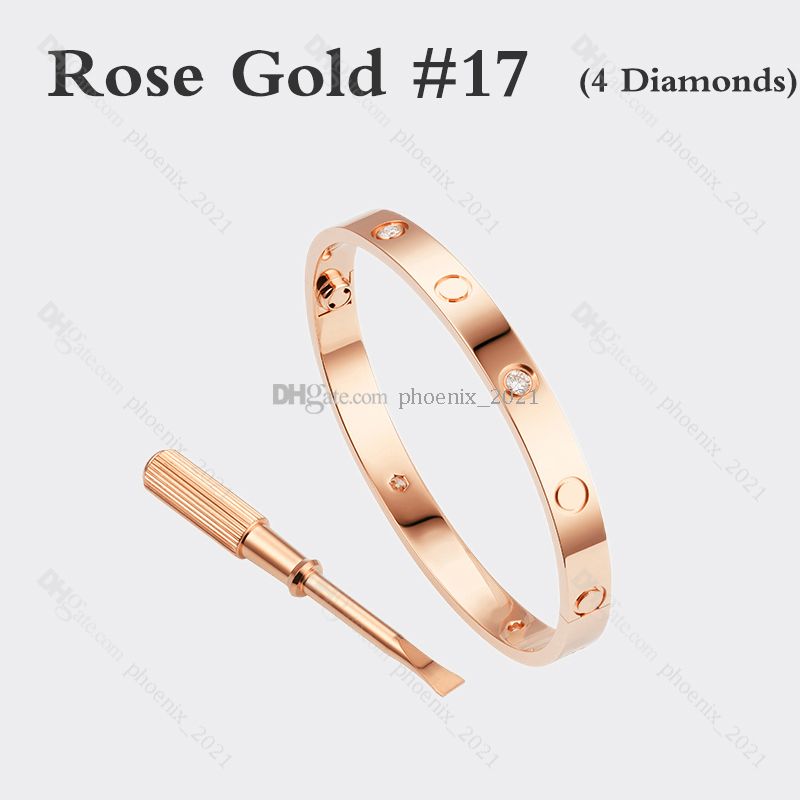 Oro rosa # 17 (4 diamantes)
