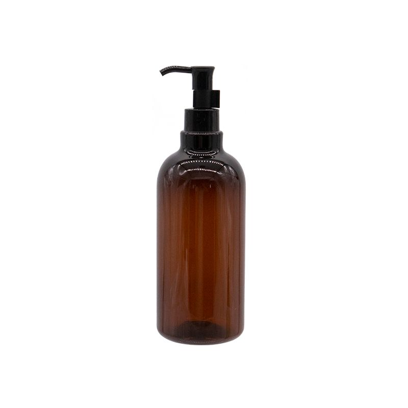 500ml Brown Bottle Black Plastic