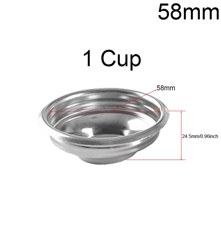 58mm 1cup Basket