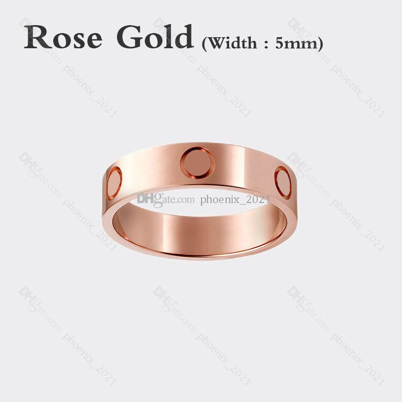 Rosegold (5mm) -Love Ring