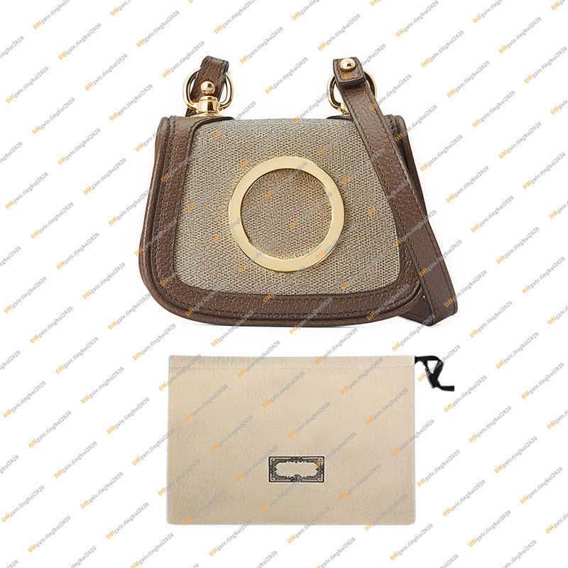 11.5cm brown & beige / with dust bag