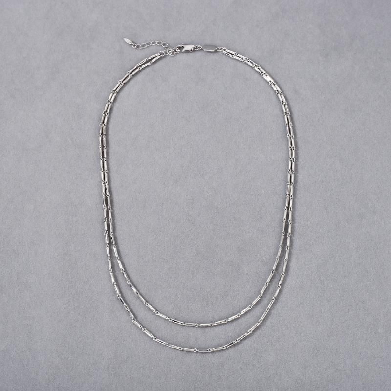 silver necklace